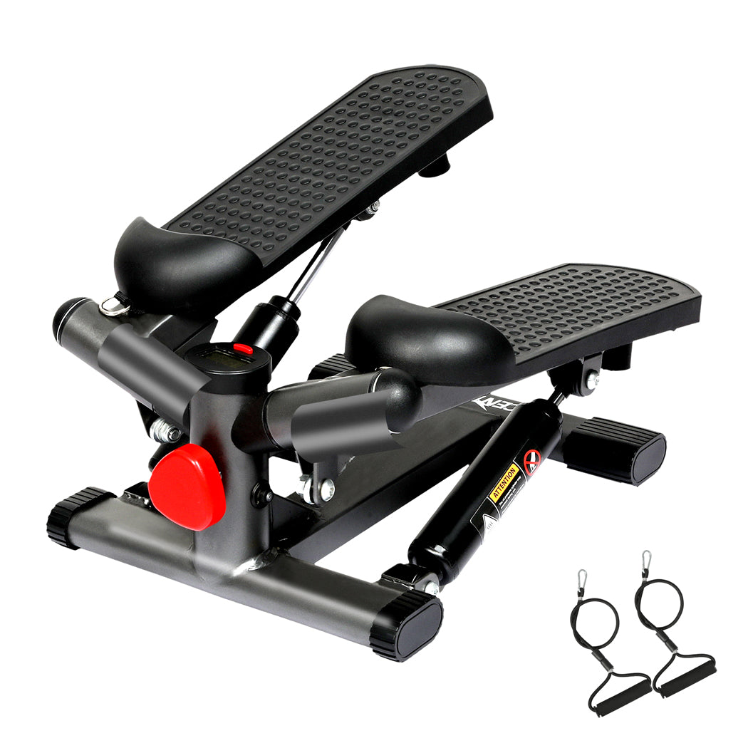 Centra Mini Stepper With Resistance Bands Compact Full Body Fitness Trainer