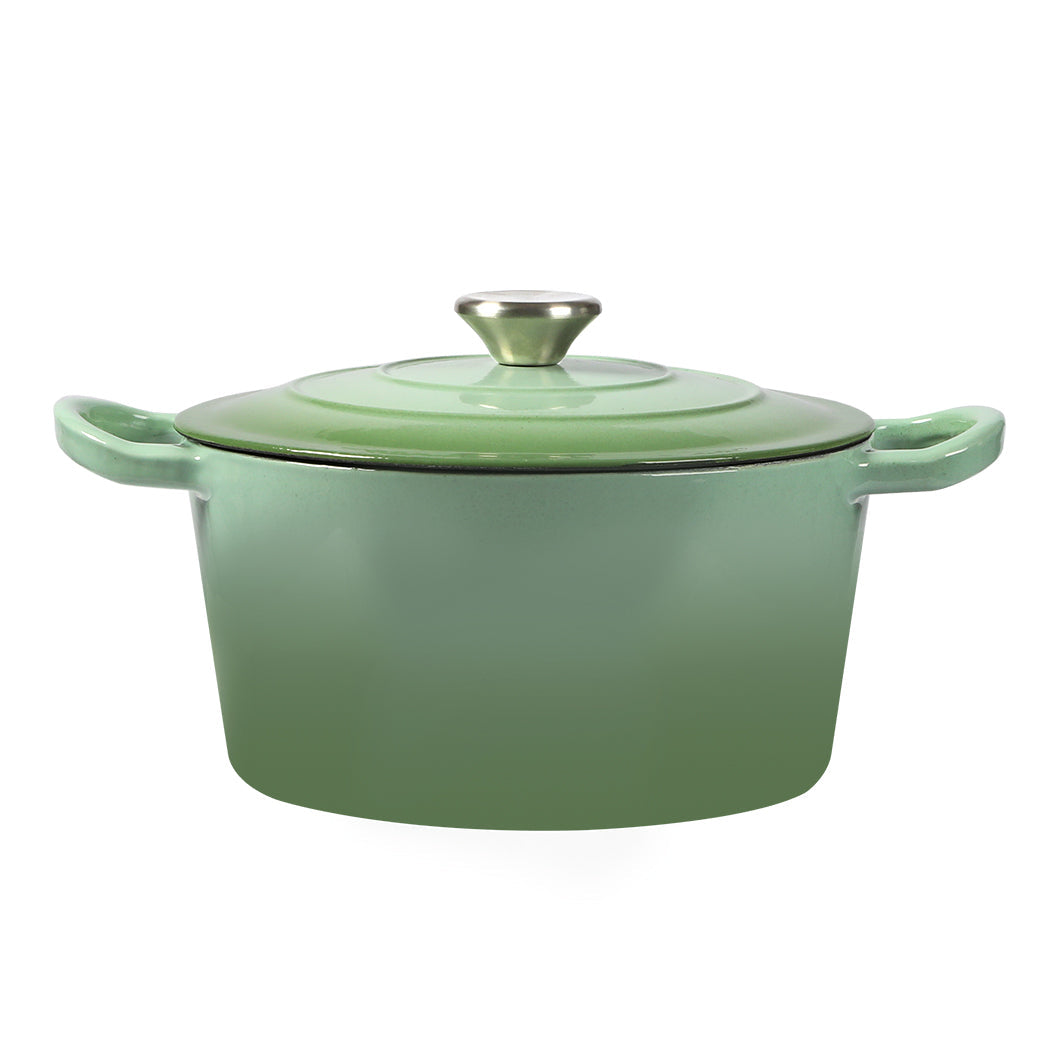 Toque 4L Enamel Dutch Oven Pot Cookware Green