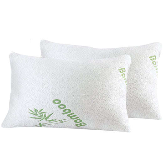 Dreamz 2X Memory Foam Pillow With Bamboo Cover 70X40cm