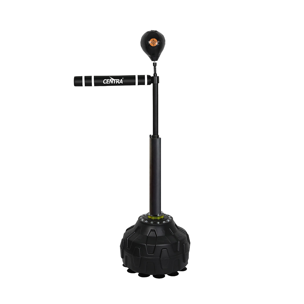 Boxing Bag Reflex Freestanding Spinning Arm Speed Ball Punching Training Black