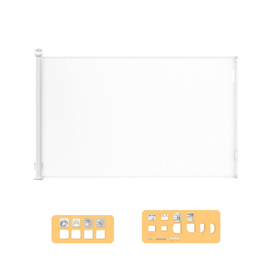 Bopeep Retractable Baby Safety Gates 300Cm White