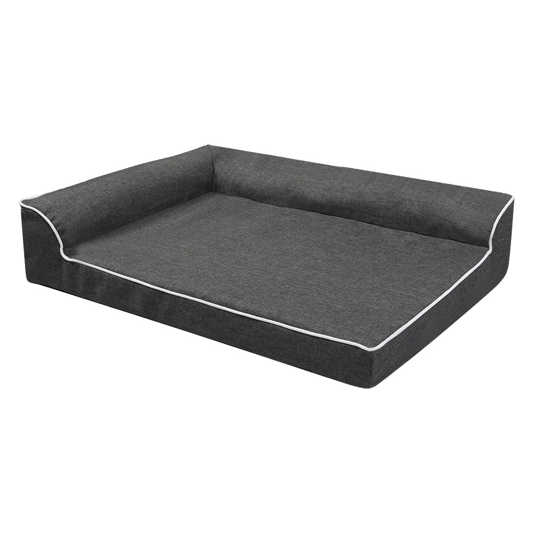 1 Sets of Pawz 1 Sets Of Orthopedic Dog Bed L Grey Premium Comfort And Support For Large Dogs