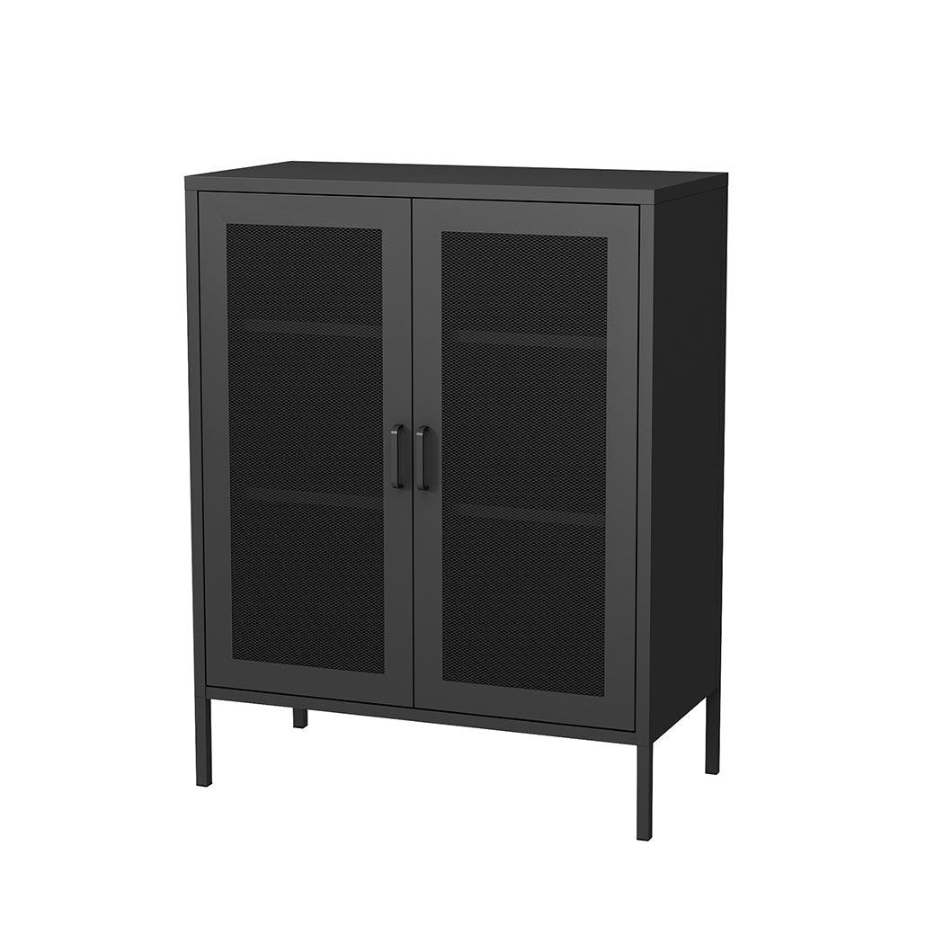 80Cm X 40Cm 101.5Cm Storage Cabinet Steel Kitchen Black