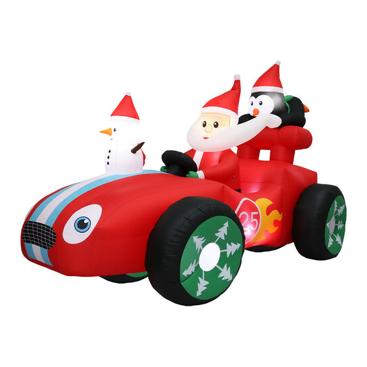 Santaco Christmas Inflatable 2.4M Racing Sleigh