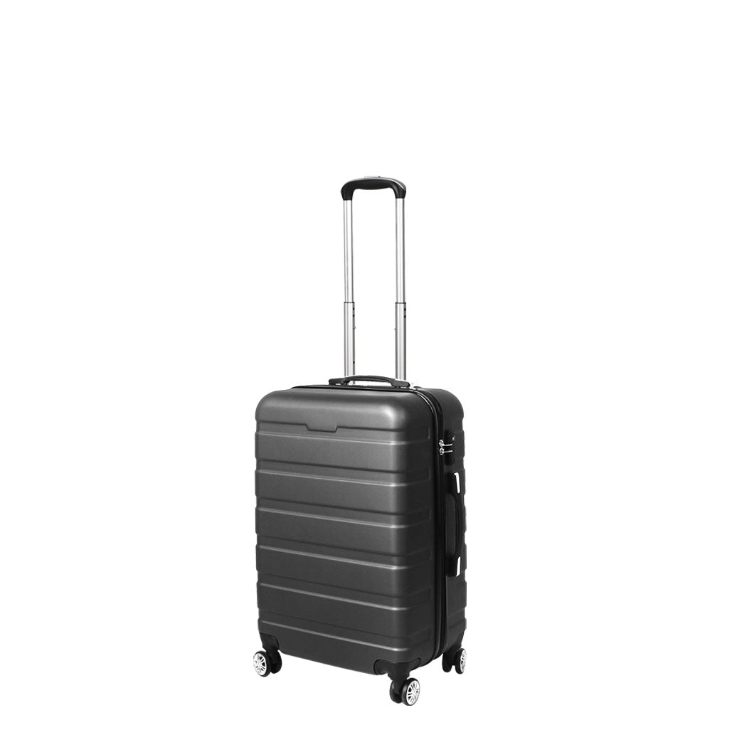 Slimbridge 20" Carry On Luggage Case Black Inch