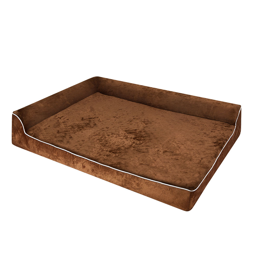 Pawz Orthopedic Dog Bed M Coffee Cozy Support For Medium Sized Dogs