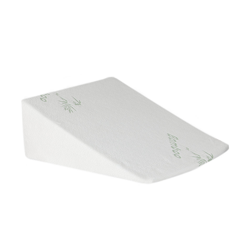 Dreamz Wedge Pillow Memory Foam White 25