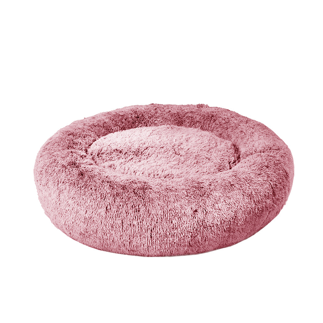 Pawz Pet Bed Memory Foam Dog Donut Pink Medium
