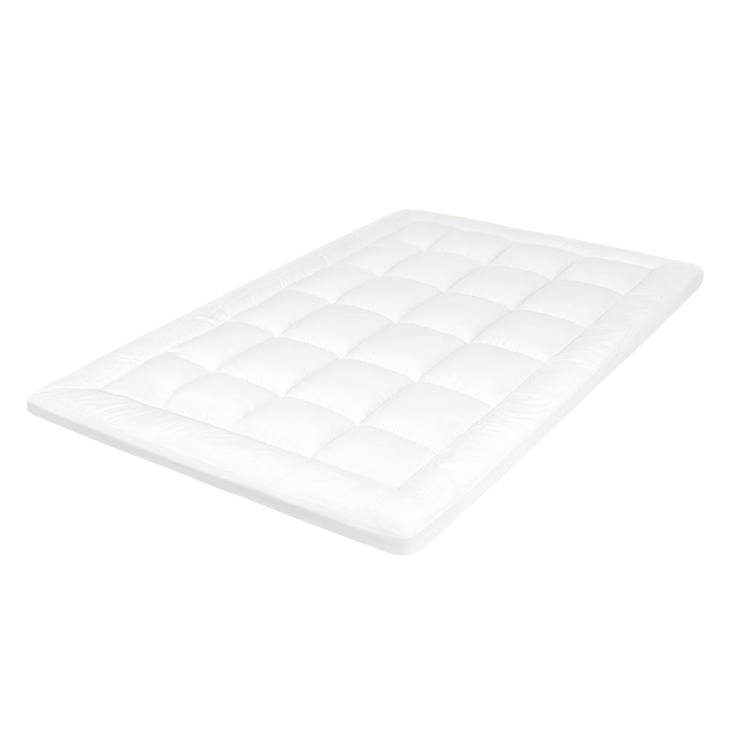 Dreamz Mattress Topper Pillowtop Cover Bed Protector Double