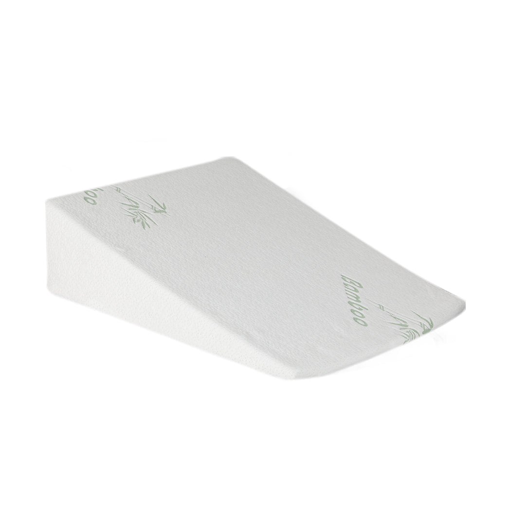 Dreamz Wedge Pillow Memory Foam White 19