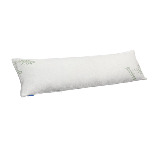 Dreamz Memory Foam Body Pillow Long Breathable Bamboo Cover