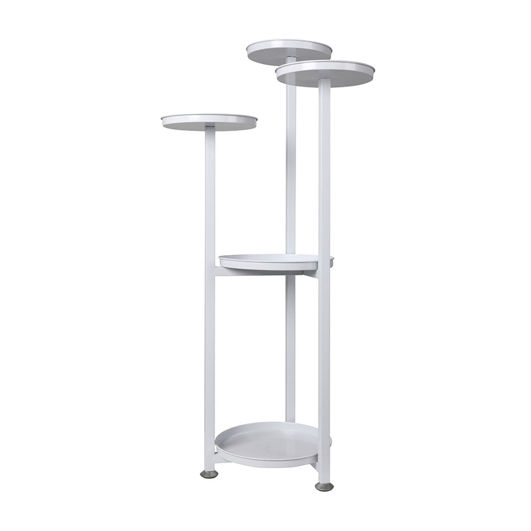 5 Tier Plant Stand Outdoor Indoor Flower White Medium