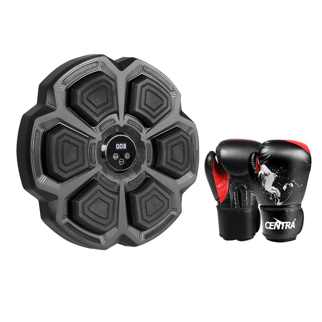 Centra Punching Box With 12Oz Boxing Glove Black