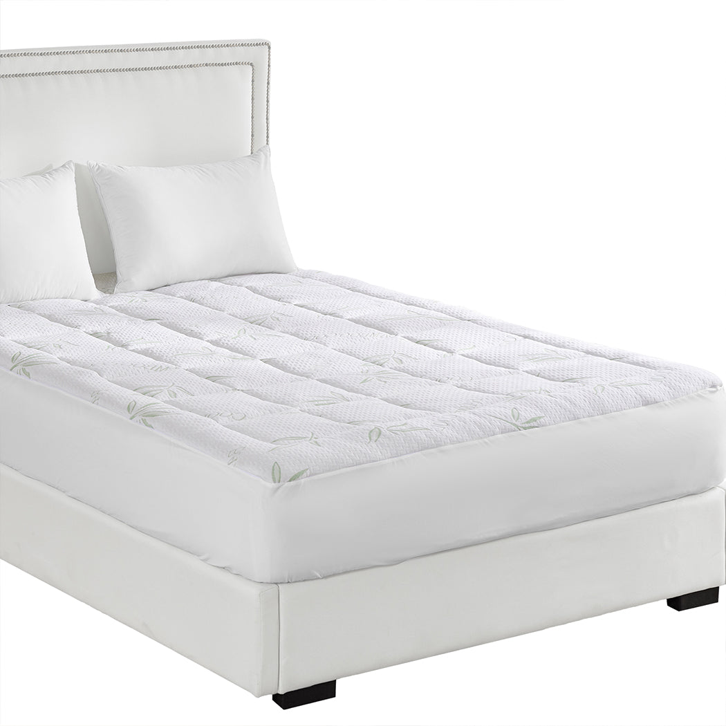 Dreamz Bamboo Pillowtop Mattress Topper Double