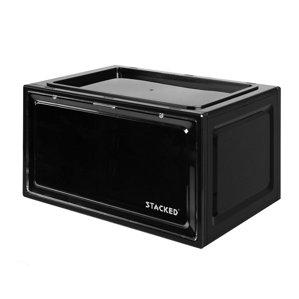 Stacked Shoe Box Acrylic Sneaker Display 1Pc Black