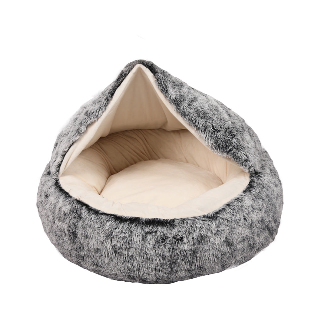 Pawz Pet Dog Calming Bed Warm Soft Plush L Large