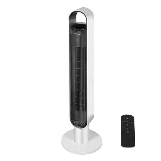 Spector Tower Fan Portable Oscillating White
