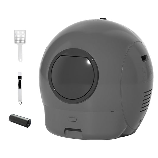 Pawz Automatic Cat Litter Box Large Self Cleaning Grey