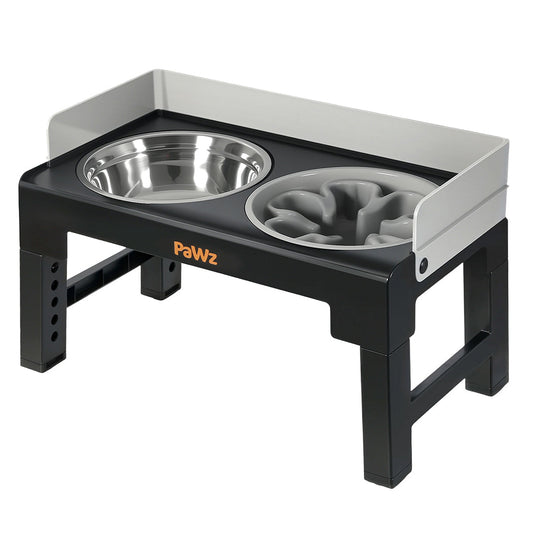 Pawz Height Elevated Dog Bowls Feeder For Large Dogs
