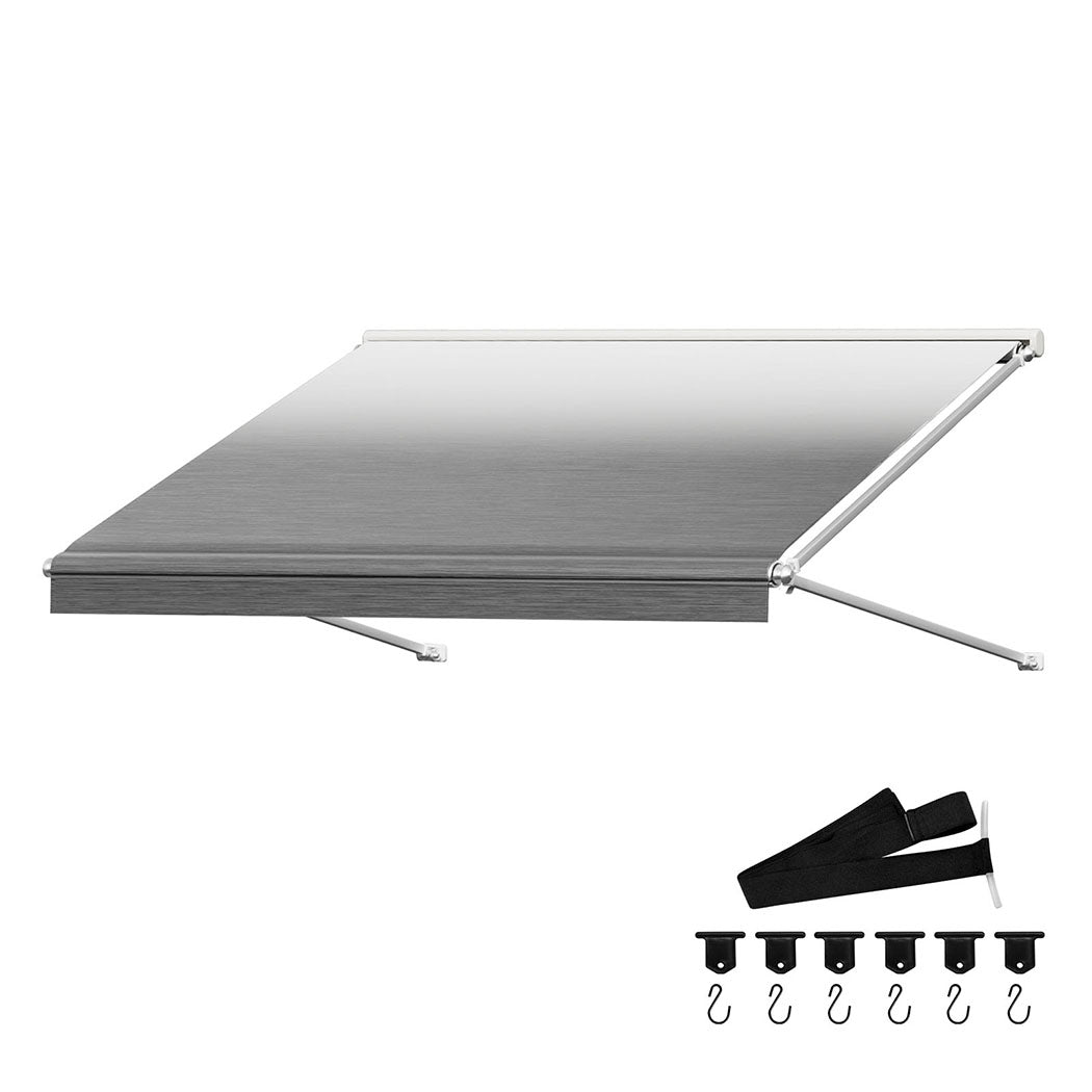 14Ft Rv Awning Fabric Replacement 18.05Oz Caravan Grey