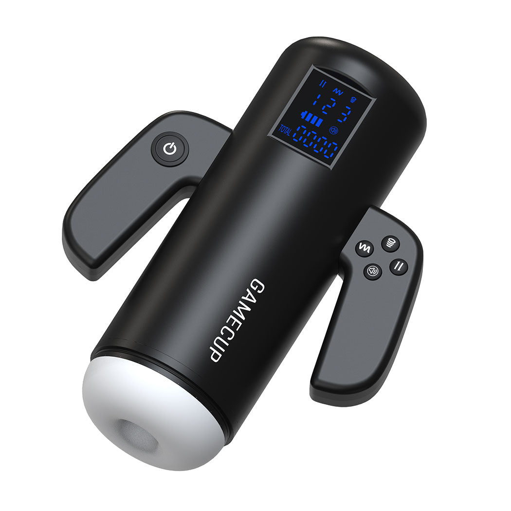 Urway Telescopic Masturbator Masturbation Cup Heating Black