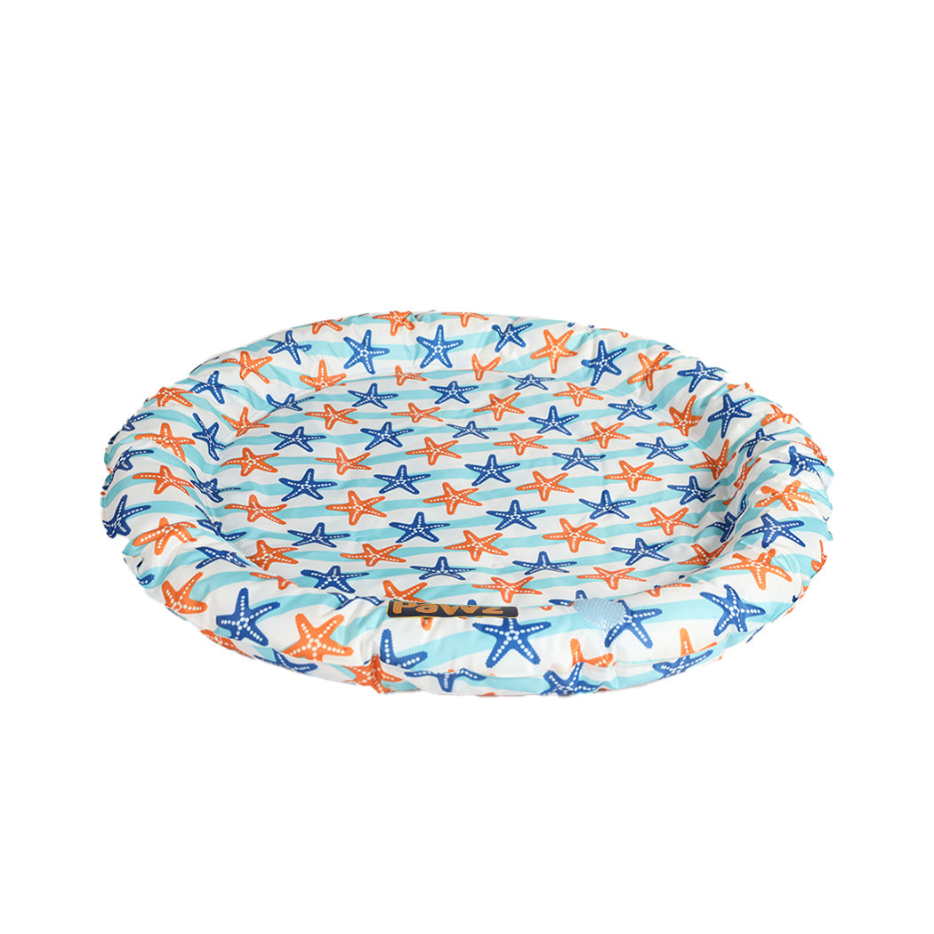Pawz Pet Cool Gel Mat Cat Bed Dog Bolster L Large