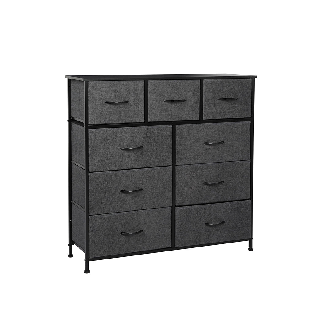 9 Drawer Chest Of Drawers Storage Cabinet Organizer For Bedroom Living Room