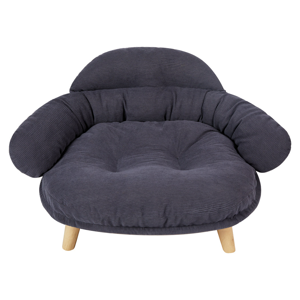 Pawz Elevated Pet Dog Cat Sofa Bed Couch Xl Size Grey