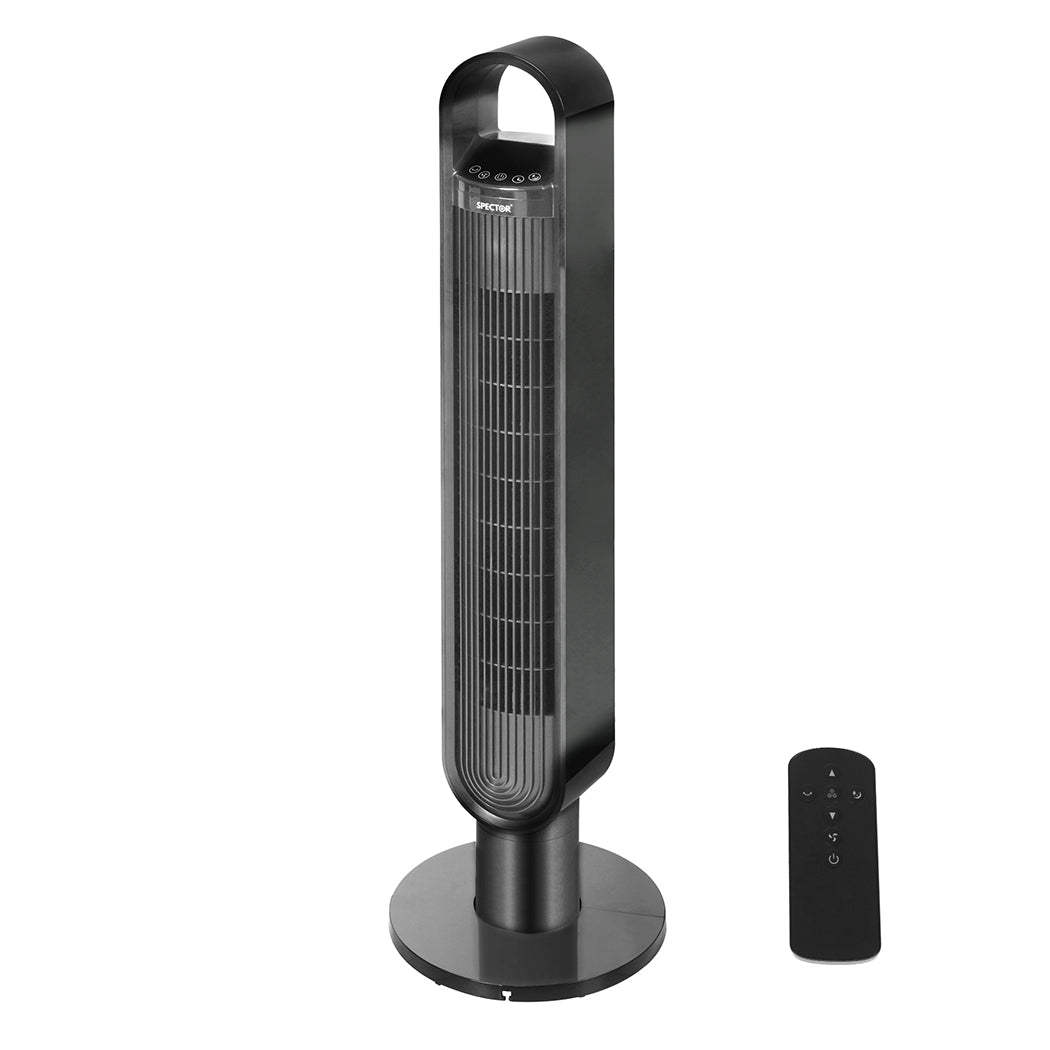 Spector Bladeless Tower Fan Black