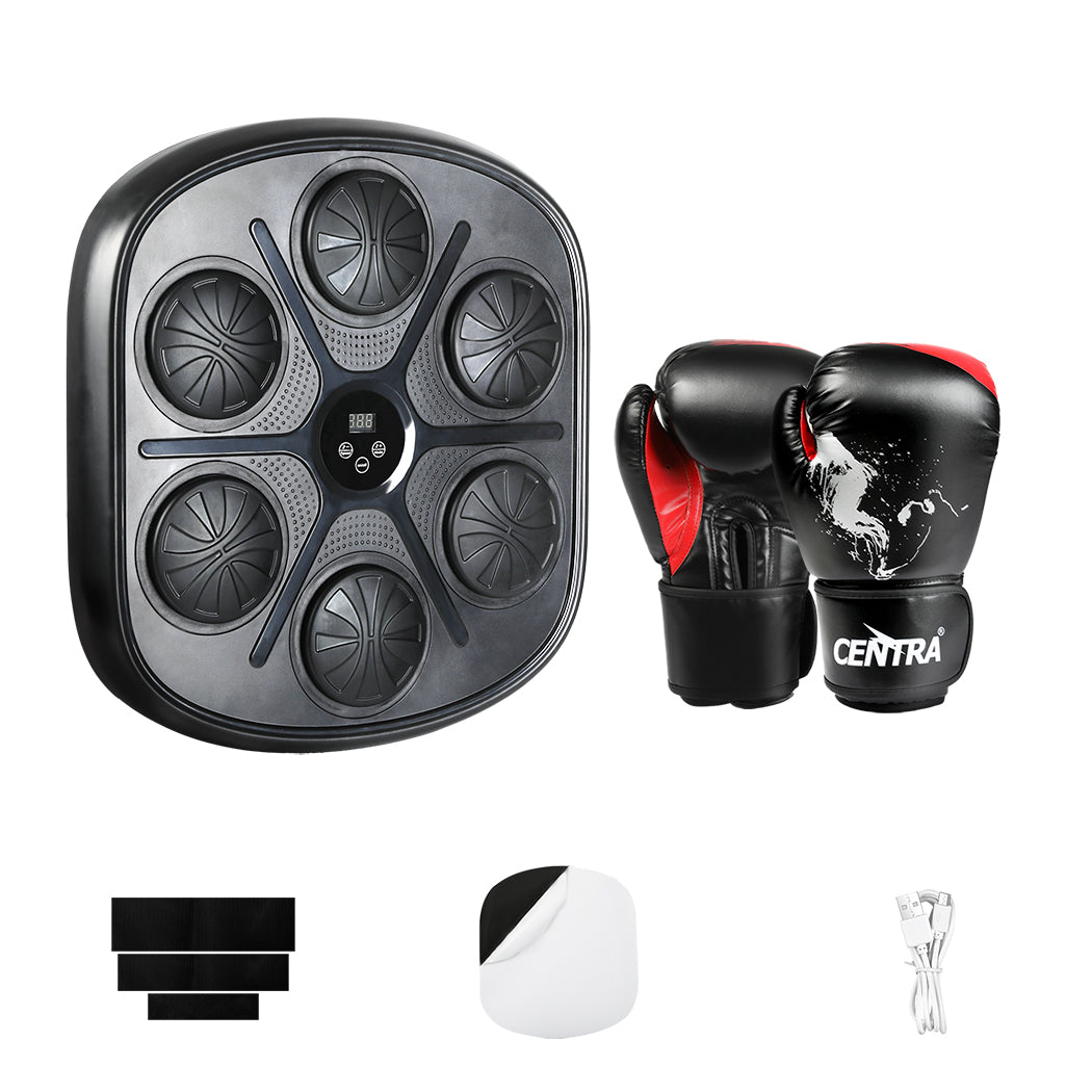 Centra Punching Box With 12 Oz Boxing Glove Wall Mounted Smart Music Trainer