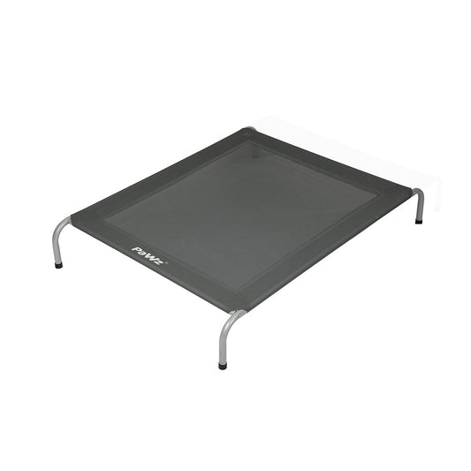 Pawz Elevated Trampoline Pet Bed Dog M Grey Medium