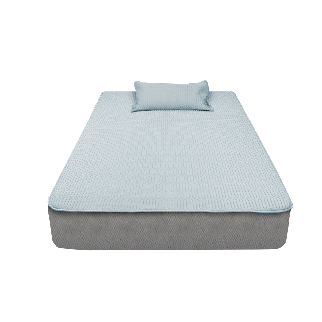 Dreamz Latex Cooling Bed Sheet Set Fitted 2Pcs Single