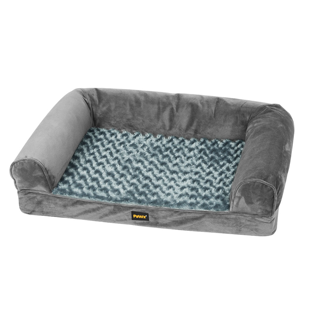 Pawz Pet Bed Sofa Dog Bedding Soft Warm Xxl Grey Large