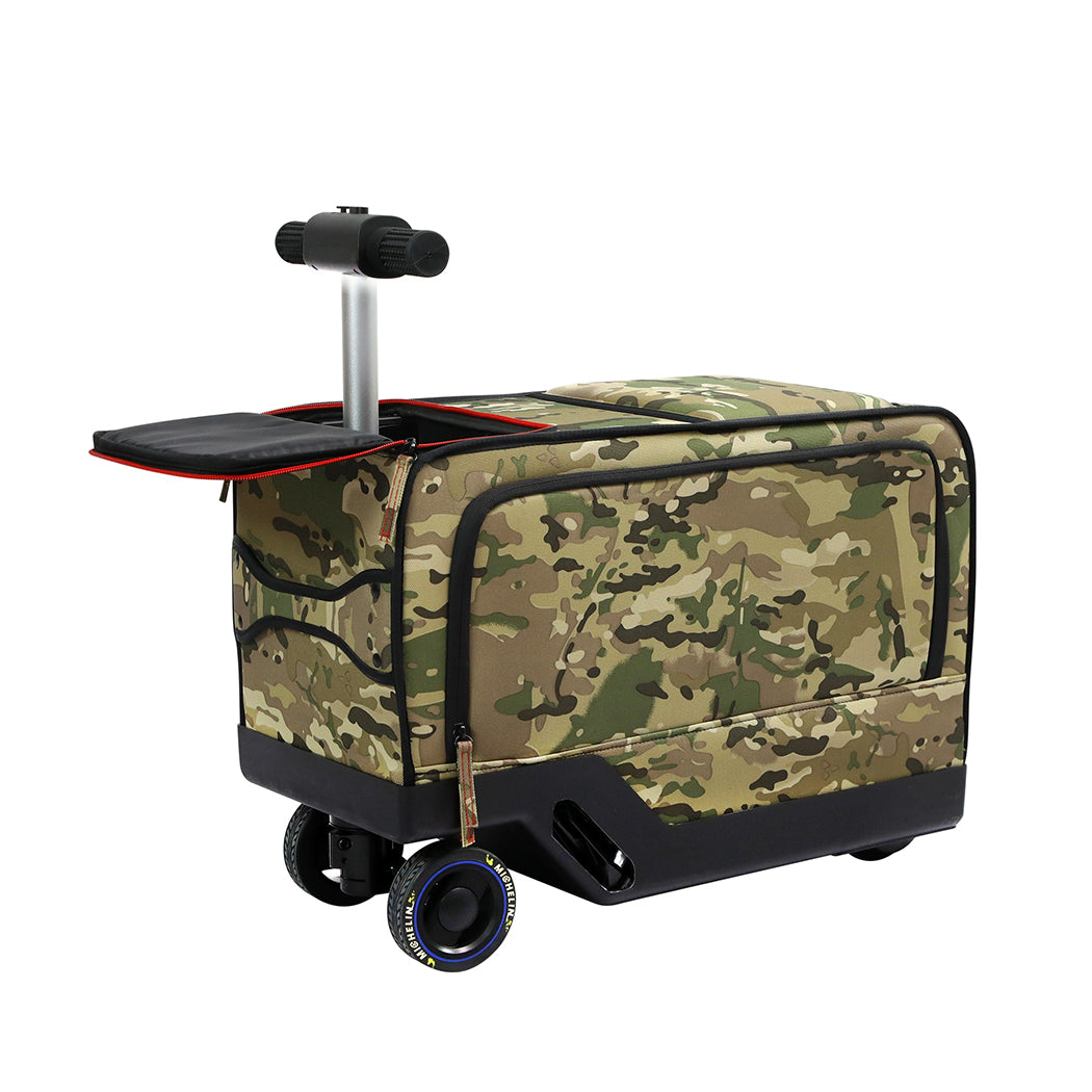 20" Electric Riding Luggage Suitcase Green Colour