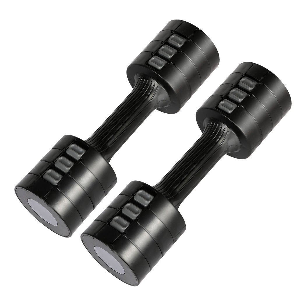 Centra A Pair Of 1Kg To 5Kg Dumbbells Black