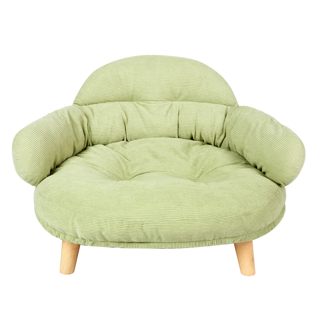 Pawz Elevated Pet Dog Cat Sofa Bed Couch Xl Size Green