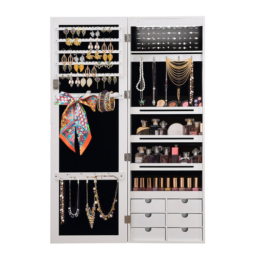 Full Length Jewellery Cabinet Mirror Storage Organizer For Bedroom Dressing Area