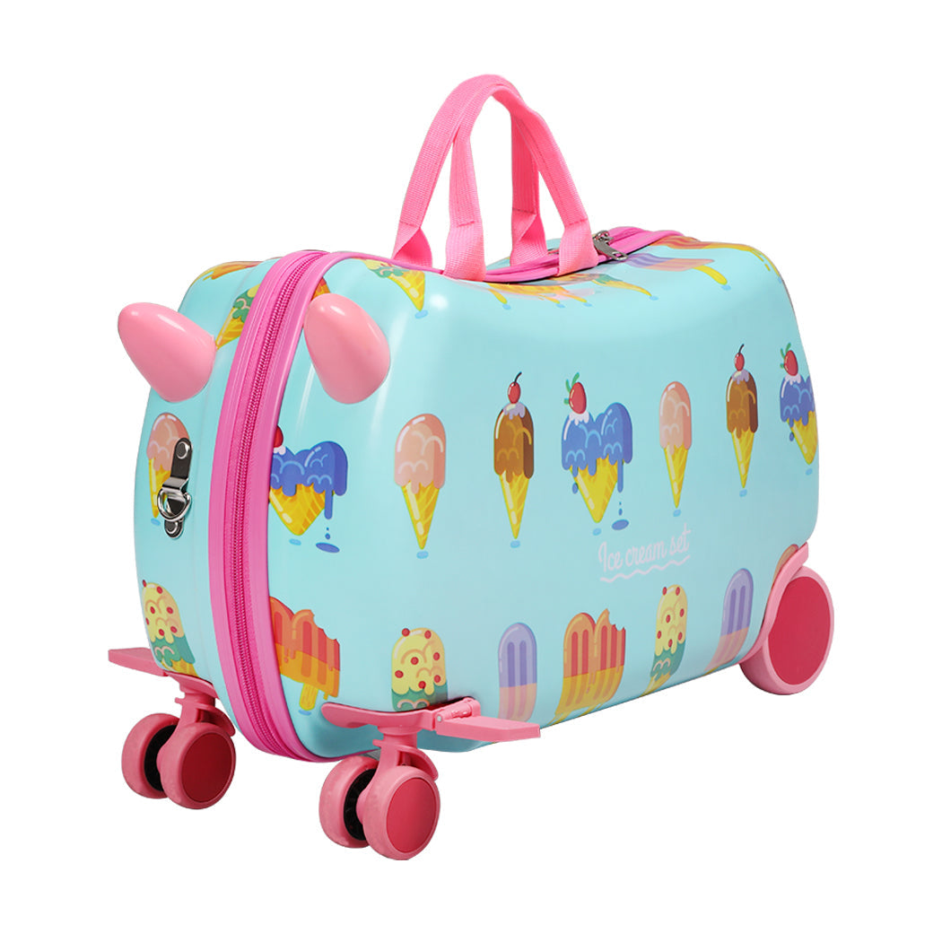 Bopeep Kids Ride On Suitcase Children Ice Cream