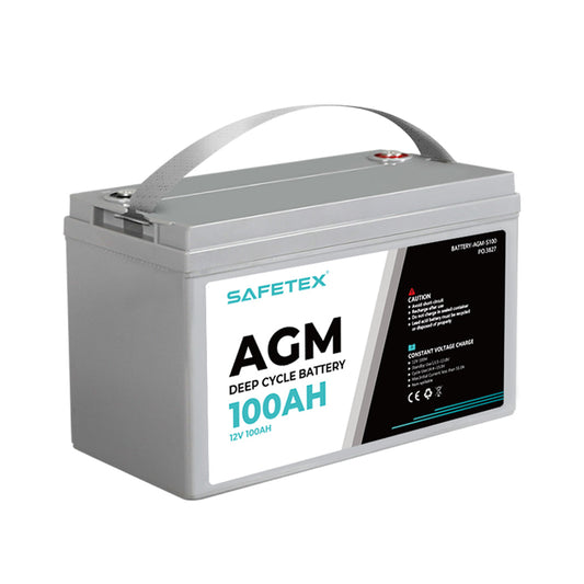 Safetex 12V 100Ah Agm Deep Cycle Lead