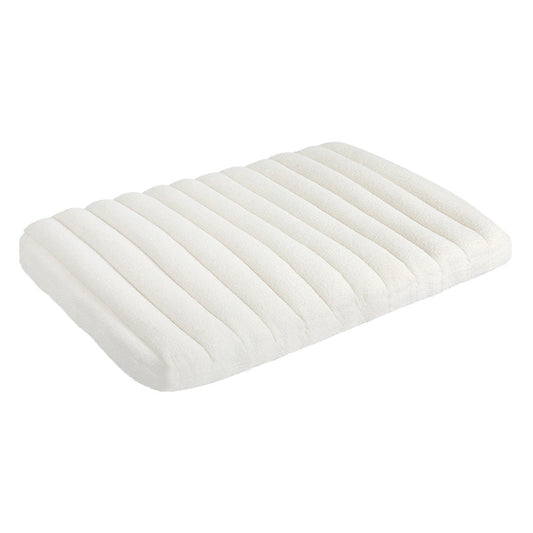 Pawz Xl Size Orthopedic Dog Bed With Sherpa Plush Removable Cover In White