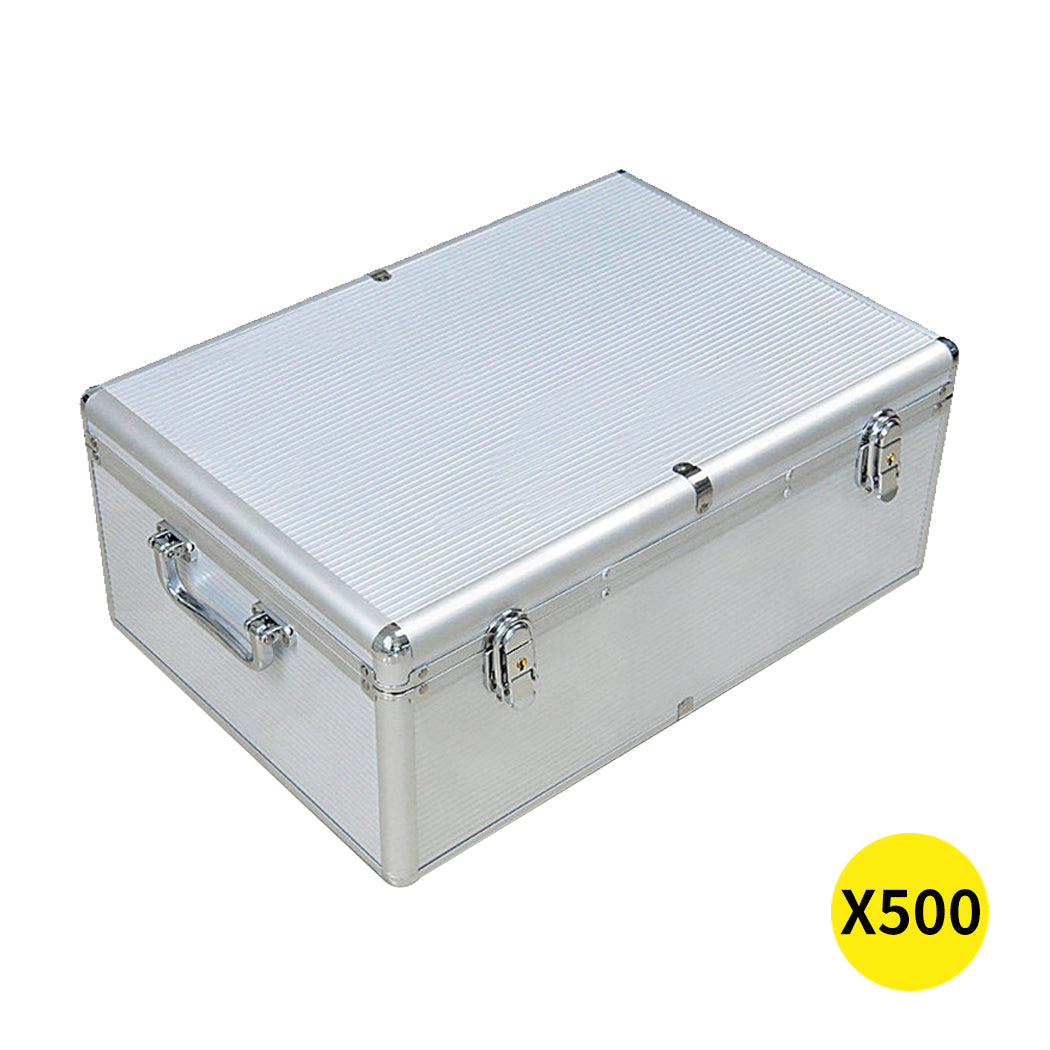 500 Discs Aluminium Cd Dvd Cases Bluray
