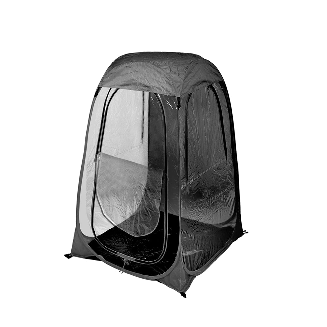 2X Pop Up Tent Camping Weather Shield Black