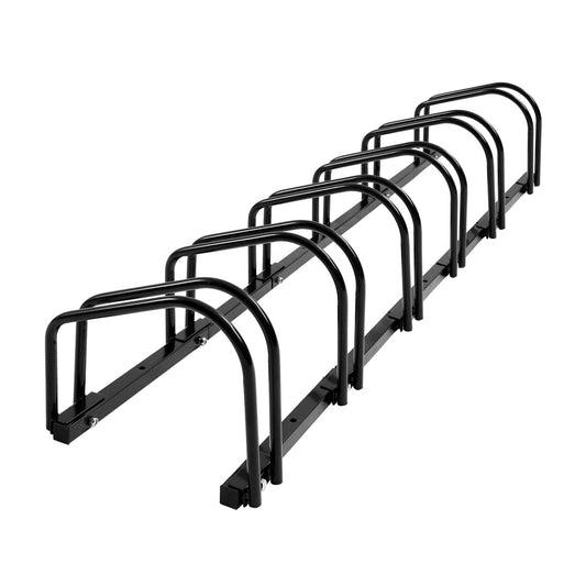 6 Bikes Stand Bicycle Rack Floor