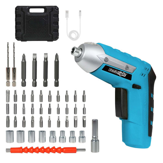 Traderight 4V Cordless Screwdriver 1300Mah 210Rpm Speed