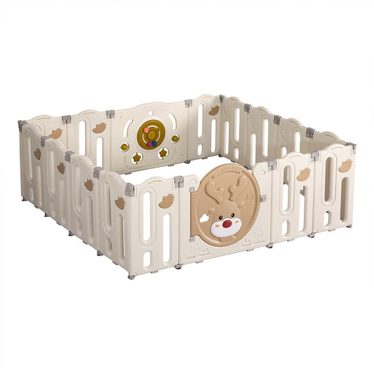 Bopeep 16 Panels Kids Playpen Baby Safety Gate