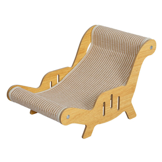 Pawz Cat Scratcher Bed Lounge Chair 2 In 1 Design Durable Scratching