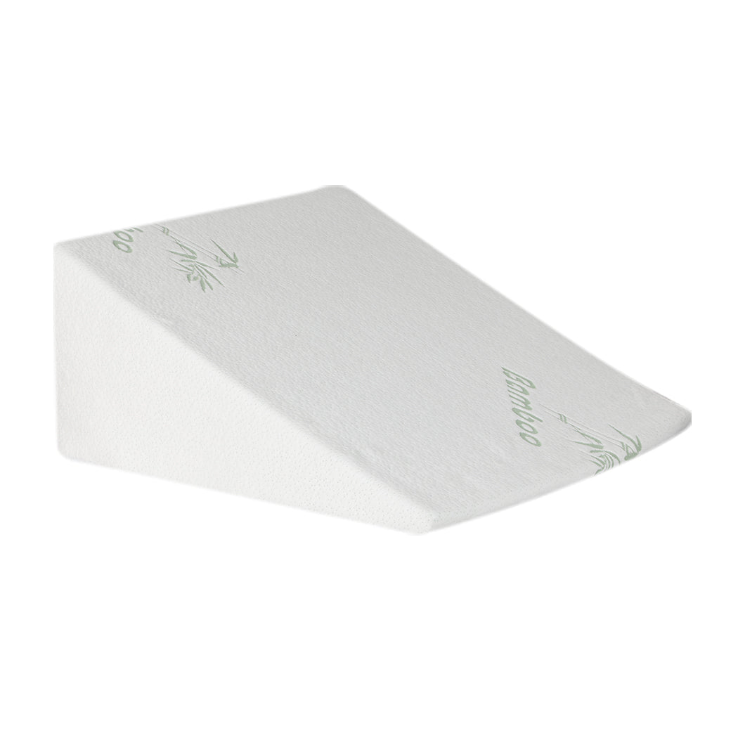 Dreamz Wedge Pillow Memory Foam White 30