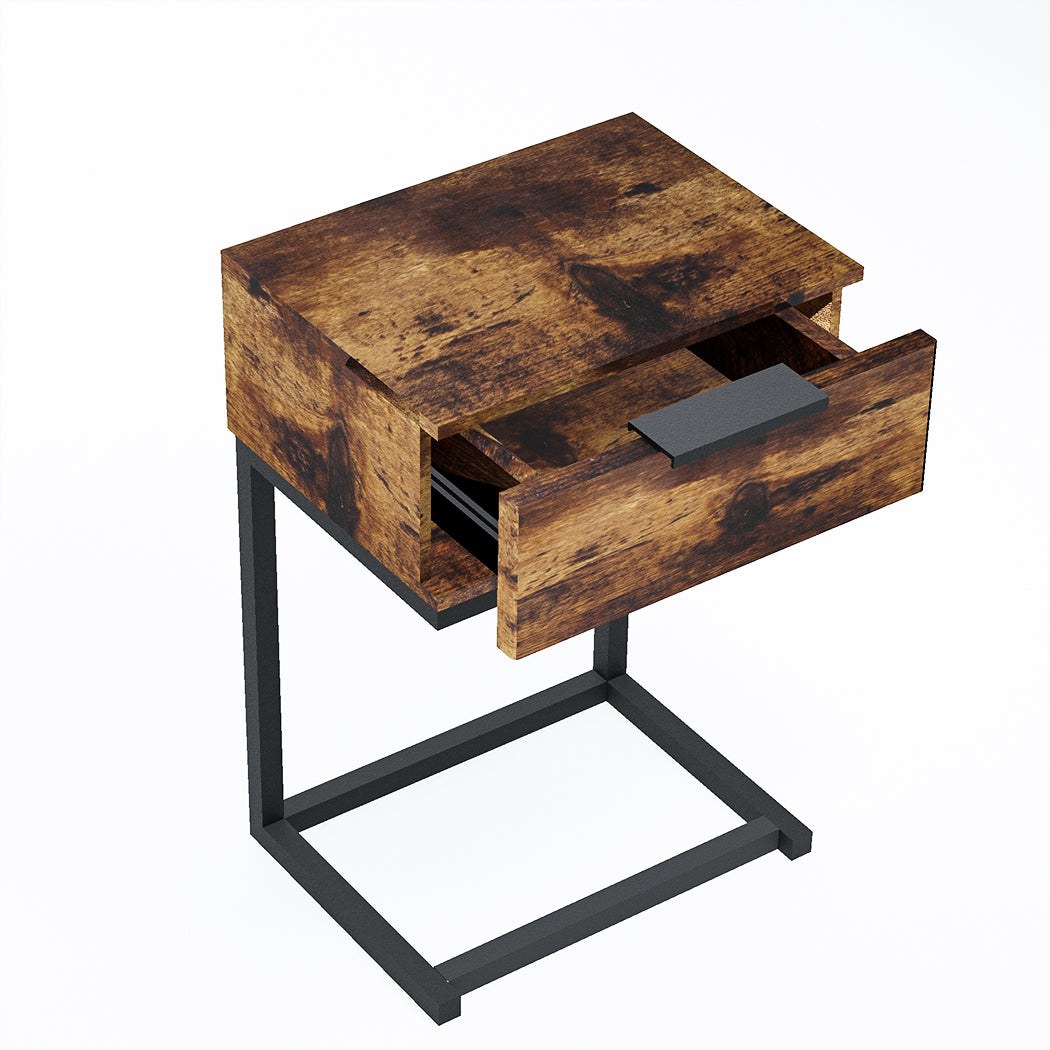 Bedside Tables Side End Modern Storage For Bedroom Or Living Room Decor