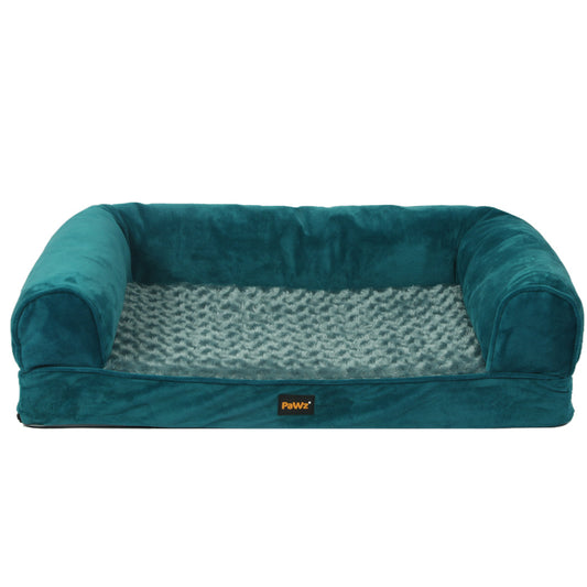 Pawz Pet Bed Sofa Dog Beds Bedding Soft M Blue Medium