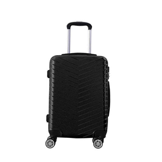 Slimbridge 20" Carry On Travel Luggage Black Inch